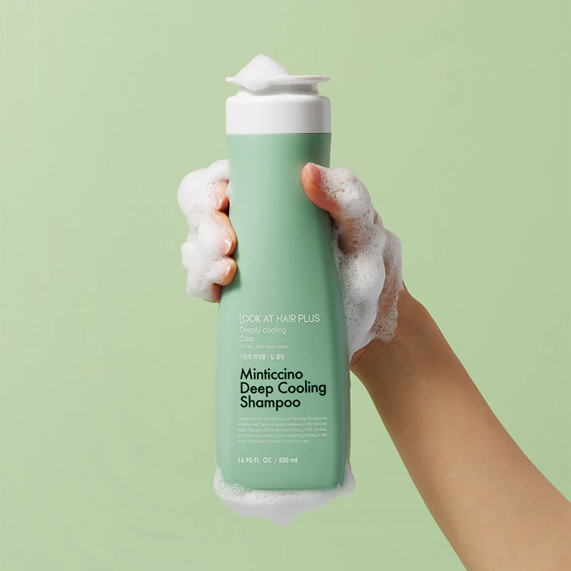 Look At Hair Plus Minticcino Deep Cooling Shampoo - Image 2