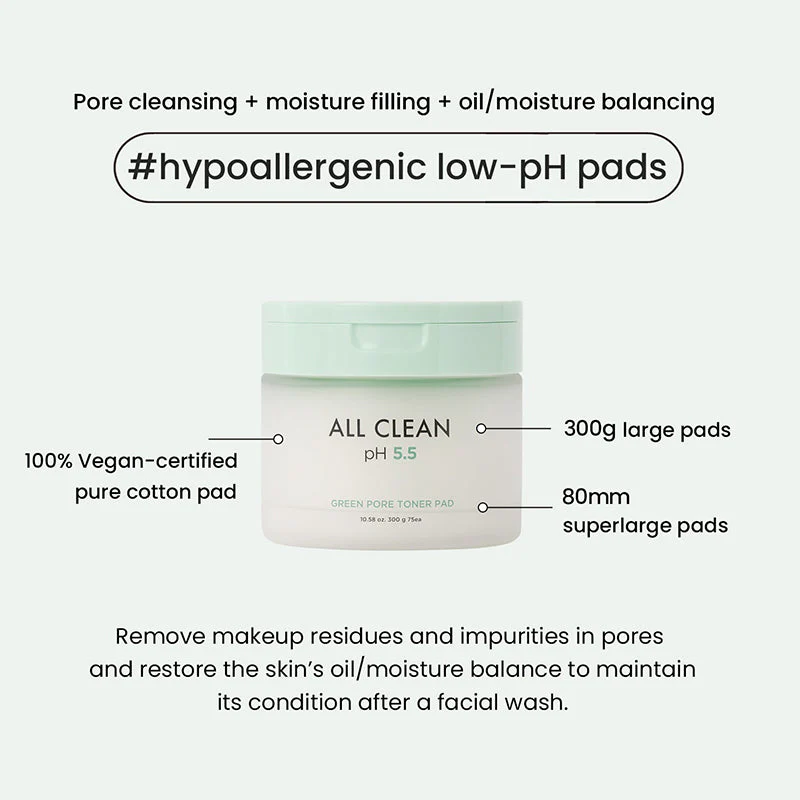 All Clean Green Pore Toner Pad - Image 9