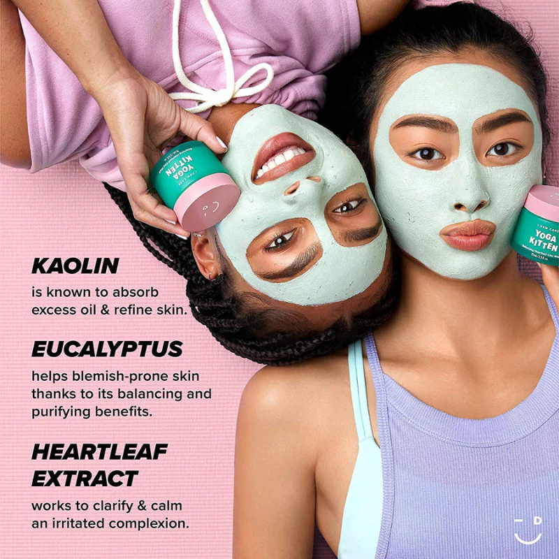Yoga Kitten Balancing Heartleaf Clay Mask - Image 6